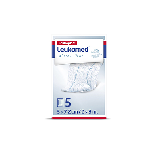 Leukomed Skin Sensitive 5 X 7.2Cm 5 Pack