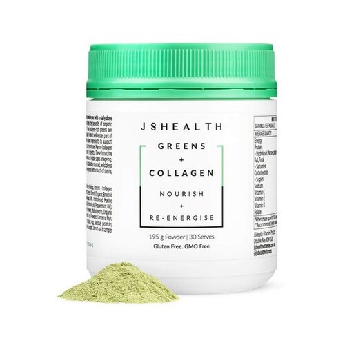 JS Health – Greens + Collagen 195g