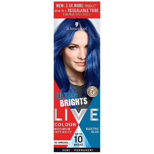 Schwarzkopf Live Colour Ultra Brights Electric Blue 75ml