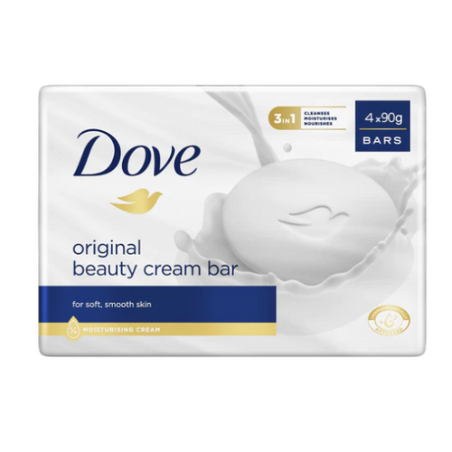 Dove Original Beauty Cream Bar 90g x 4 Pack