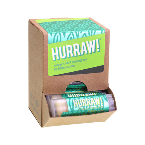 Hurraw! Lip Balm Coconut Mint Lemongrass 4.8g [Bulk Buy 24 Units]