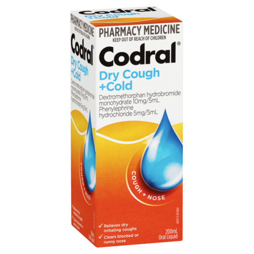 Codral Dry Cough & Cold 200ml