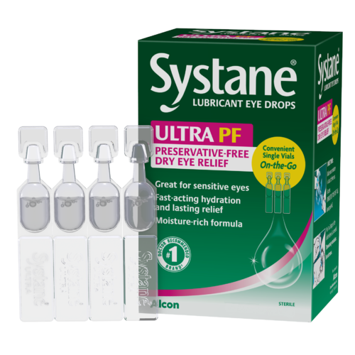 Systane Ultra Preservative Free Eye Drops 0.5ml 25 Vials