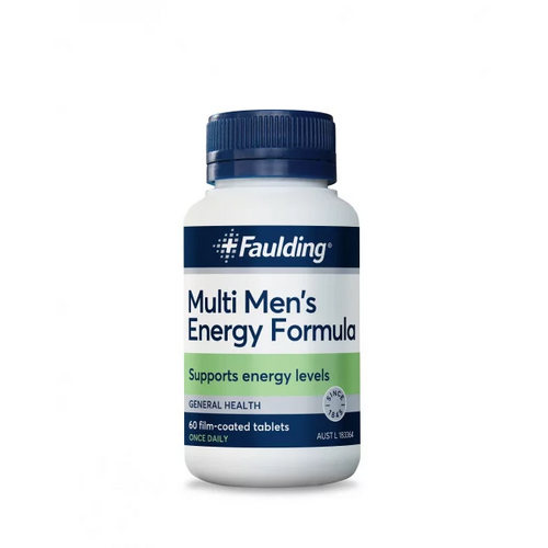 Faulding Multivitamin Mens Energy 60 Tablets