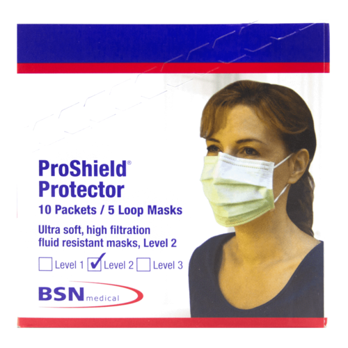 Proshield Protector Surgical Masks 5 masks [Bulk Buy 10 packs]