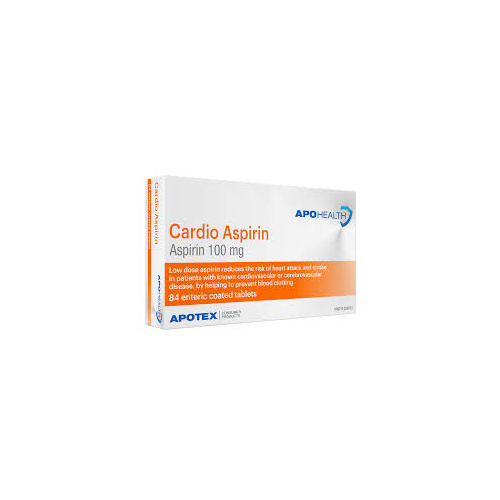 Apohealth Cardio Aspirin Tab 100mg 84