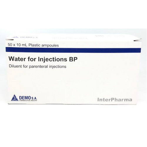Water For Injection Ampoules 50 x 10ml