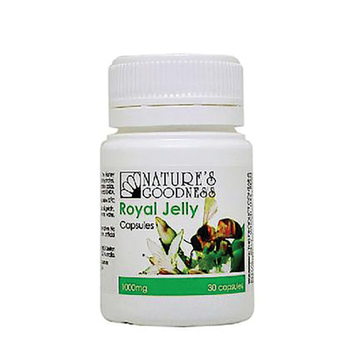 Nature's Goodness Royal Jelly Capsules 1000mg 30 Capsules