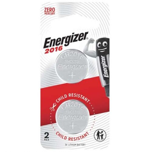 Energizer Batteries Lithium ECR 2016 2 Pack
