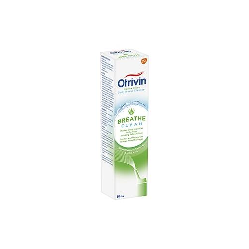 Otrivin Breathe Clean Natural Daily Nasal Cleanser with Isotonic Seawater 50mL