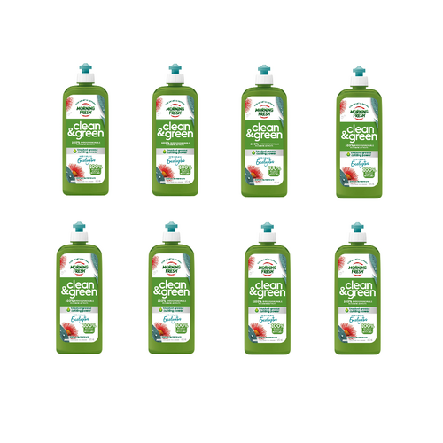 Morning Fresh Clean & Green Dishwashing Liquid Eucalyptus 650ml [Bulk Buy 8 Units]