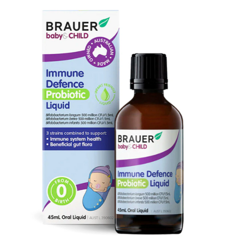 Brauer Baby & Child Immune Defence Probiotic Liquid for Infants 45ml