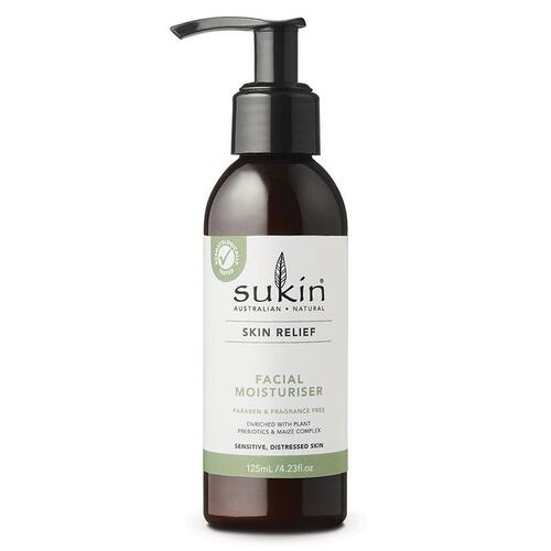 Sukin Skin Relief Facial Moisturiser 125ml Pump