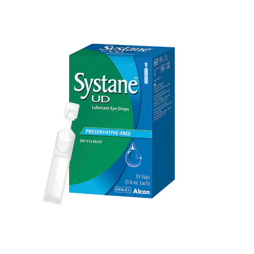 Systane Lubricant Eye Drops Vials 0.8ml 30 Vials