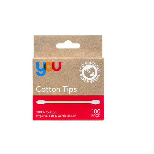 You Paper Stem Cotton Tips 100 Pack