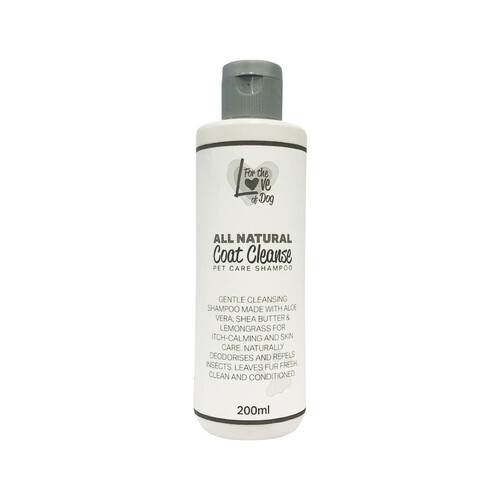 For The Love Of Dog All Natural Coat Cleanse (Pet Care Shampoo) 200ml