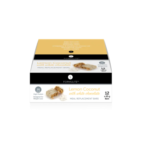 Formulite Meal Replacement 65g x 12 Bars - Lemon Coconut Flavour