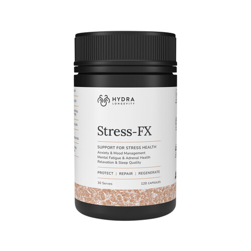 Hydra Longevity Stress-FX 120 Capsules