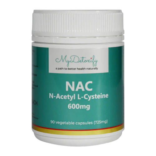 MyDetoxify NAC (N-Acetyl L-Cysteine) Capsules 90 Vegan Capsules