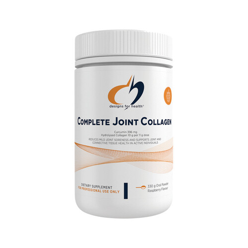 Designs For Health Complete Joint Collagen Raspberry Oral Powder 330g