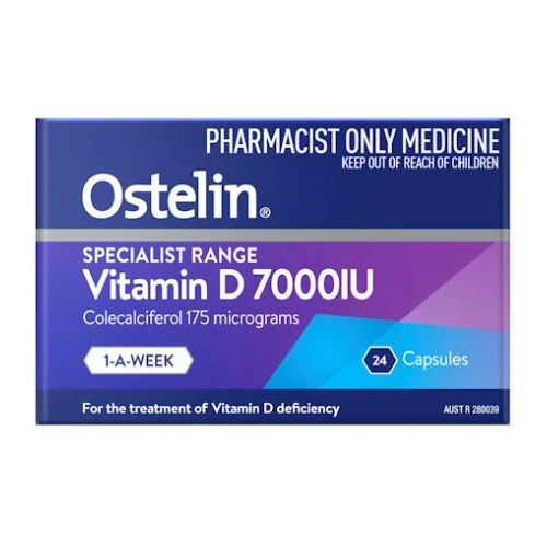 Ostelin Dietary Supplements Ost Vitamin D 7000iu 24 Capsules