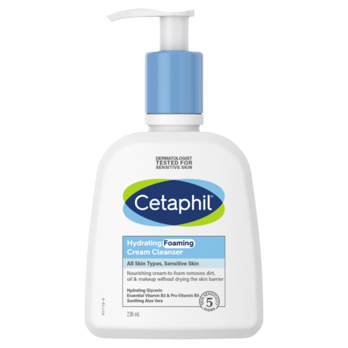 Cetaphil Hydrating Foaming Cream Cleanser 236mL