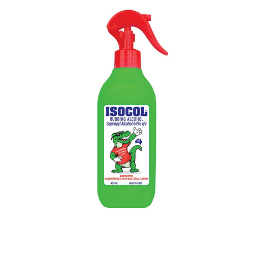 Isocol Rubbing Alcohol Antiseptic 450mL Spray