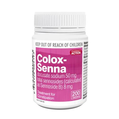 Pharmacy Action Colox-Senna 200 Tablet 