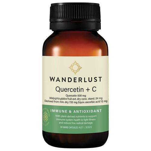 Wanderlust Quercetin + C 30 Capsules