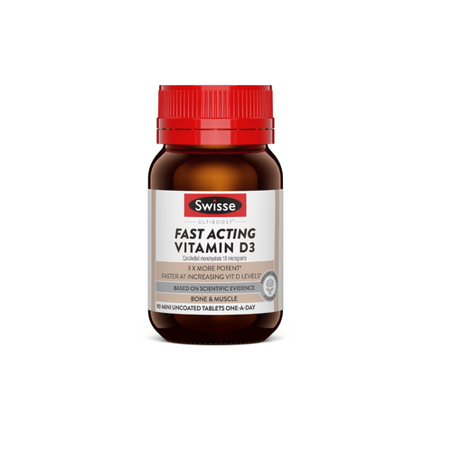 Swisse Fast Acting Vitamin D3 90 Tablets
