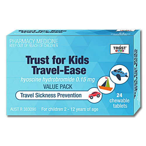 Trust for Kids Travel-Ease 24 Chewable Tablets (S2)