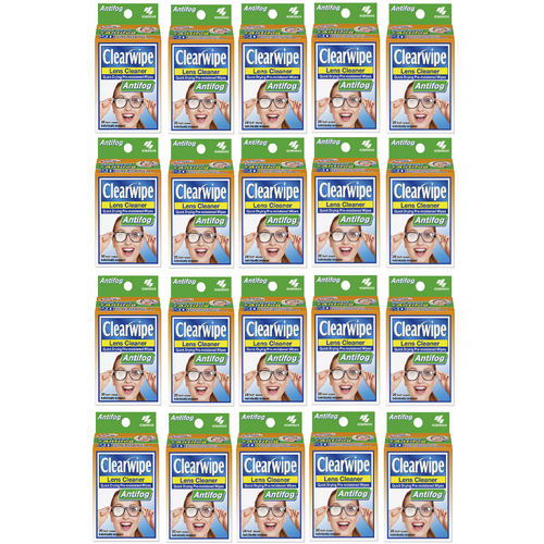 Clearwipe AntiFog Lens Cleaner 20 Pack [Bulk Buy 20 Units]