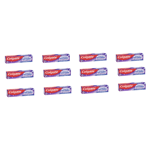 Colgate Advanced Whitening Purple Toothpaste 120g [Bulk Buy 12 Units]