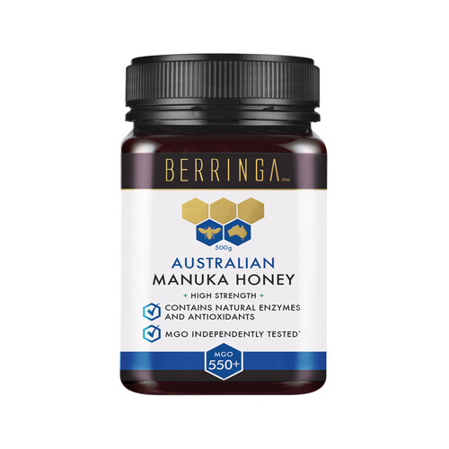 Berringa Australian Manuka Honey High Strength (MGO 550+) 500g