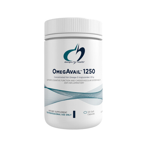 Designs for Health OmegAvail 1250 120 Capsules