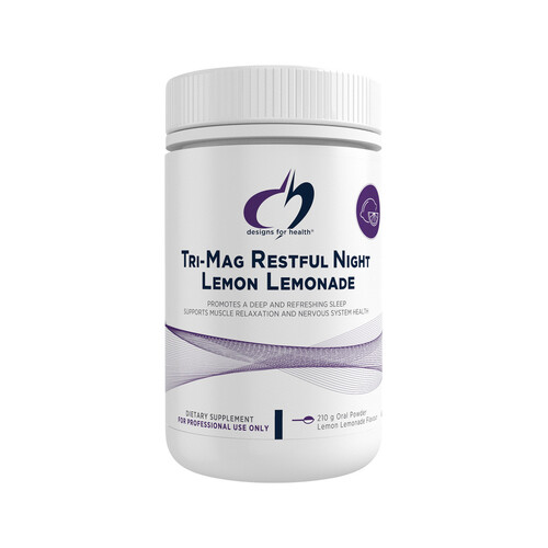 Designs For Health Tri-Mag Restful Night Lemon Lemonade Oral Powder 210g