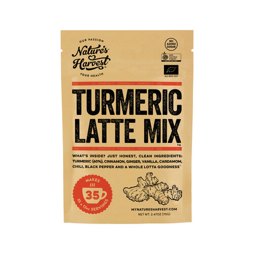 Nature's Harvest Organic Turmeric Latte Mix 70g