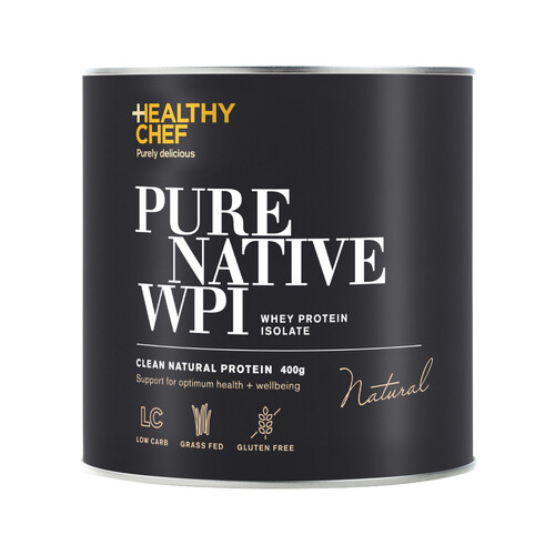 The Healthy Chef Pure Native WPI (Whey Protein Isolate) Natural 450g