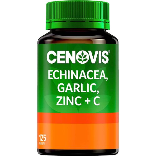 Cenovis Echinacea, Garlic, Zinc + C 125 Tablets