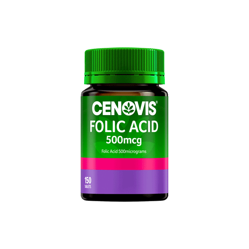 Cenovis Women's Folic Acid 500mcg Tab 150 