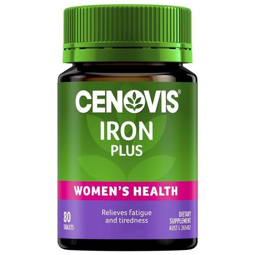 Cenovis Women's Iron Plus 80 Tablets