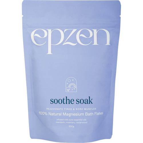 Epzen Soothe Soak Magnesium Bath Flakes 500g