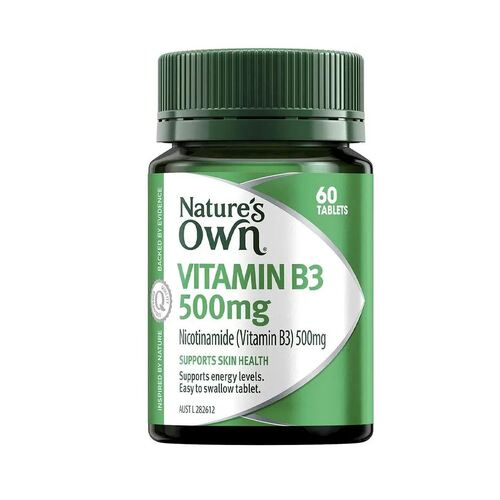 Nature's Own Vitamin B3 500mg 60 Tablets