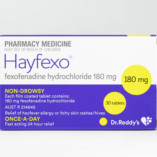 Dr. Reddy's HayFexo 180mg 30 Tablets (S2)