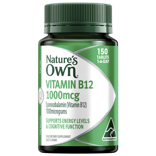 Nature's Own B12 1000mcg 150 tablets