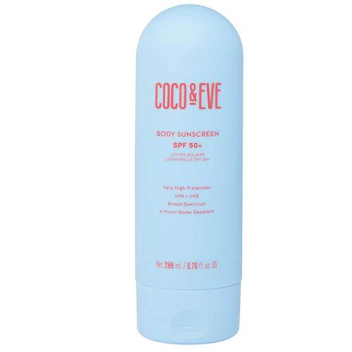 Coco & Eve Body Sunscreen SPF50+ 200mL