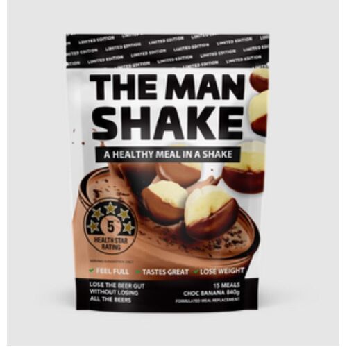 The Man Shake Chocolate Banana Limited Edition 840g