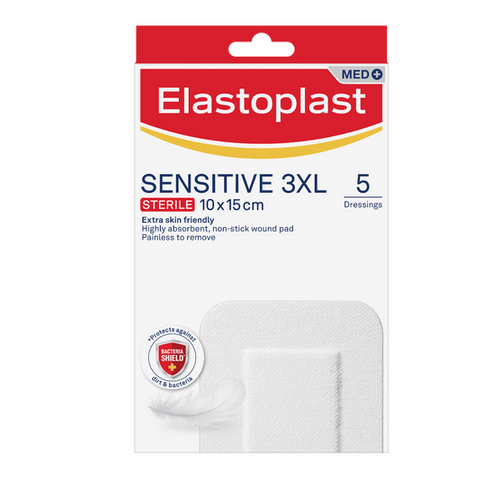 Elastoplast Sensitive Dressing XXXL 10x15cm 5 Pack