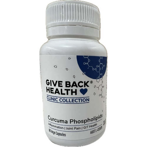Give Back Health Clinic Collection Curcuma Phospholipids 60 Capsules