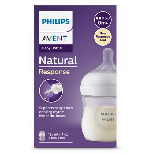 Avent Natural Response Baby Bottle 125ml 1pk